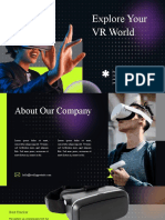 Black and Green Gradient Virtual Reality Presentation