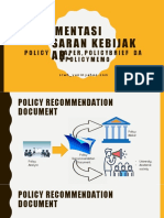 Dokumentasi Saran Kebijak AN:: Policy Paper, Policybriefda N Policymemo