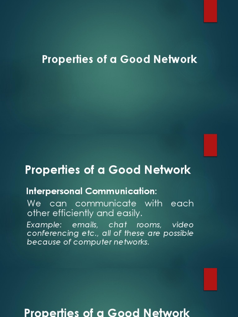 Properties of Effective Network Systems | PDF | Technology & Engineering