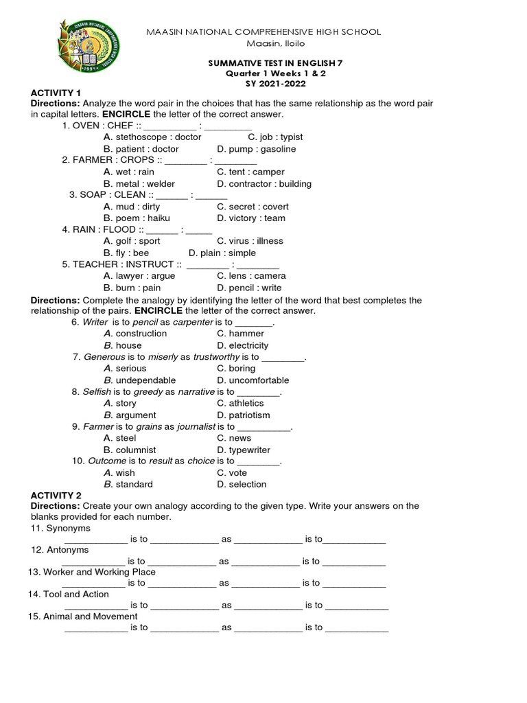 Q1 W1 2 Summative Pdf Pdf Social Science