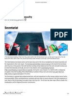 Secretariat - United Nations PDF