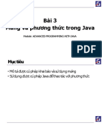Slide 3 - Mảng và phương thức trong Java