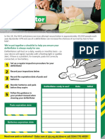 Defibrillator checklist: Ensure your AED is always ready for use