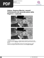 Regione Marche, venerdì intitolazione del secondo piano a Carlo Bo - Vivere Marche.it, 21 marzo 2023