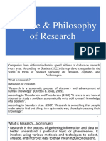 Purpose of Philosophy of Research PDF