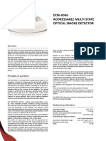 Addressable Optical Smoke Detector for Multi-State Fire Detection