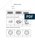 Final Test gr7 Key