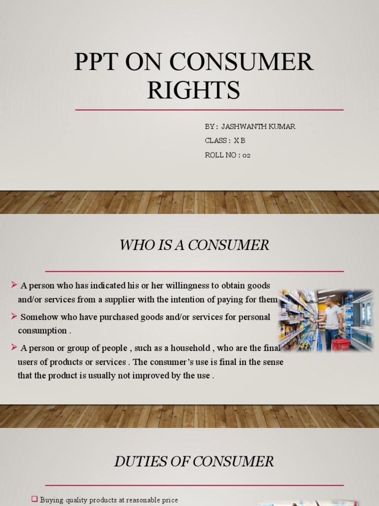 Consumer Rights Overview for Class 10 | PDF | Goods | Consumer Protection