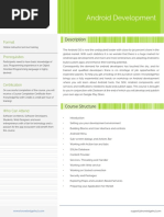 Android Development Brochure