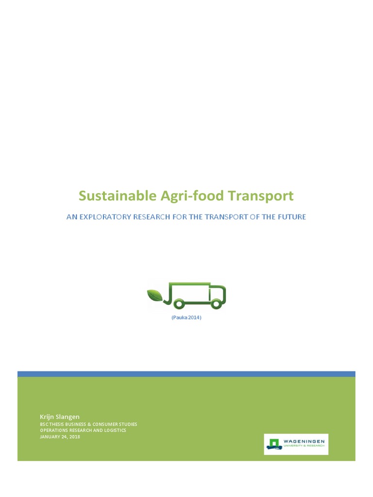 Sustainable Transport in the Fruit Chain | PDF | Transport | Engines