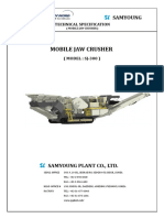 SJ-300 Mobile Jaw Crushser Spec 190529