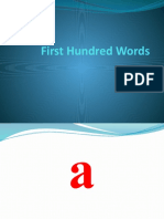 First Hundred Words