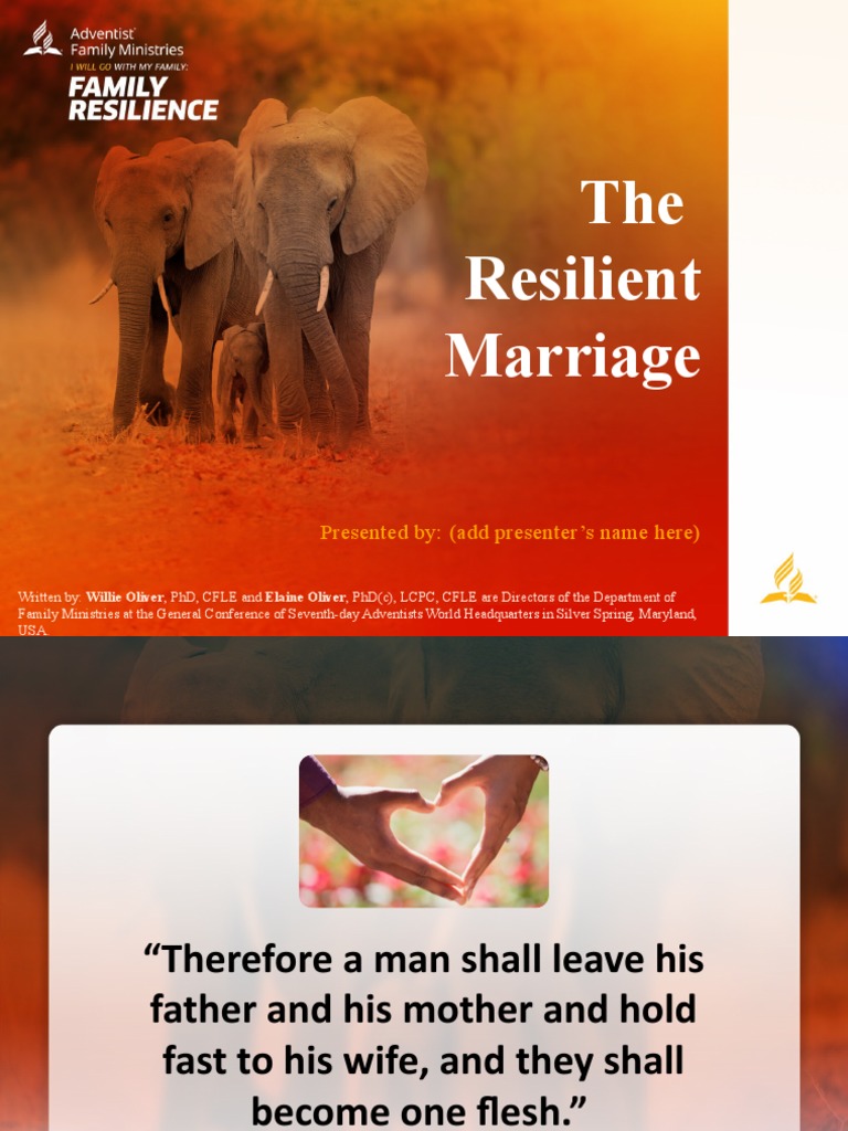 AFM - 2022RB - Seminar 1 - The Resilient Marriage by Willie & Elaine ...