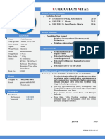 CV Riwayat Pendidikan dan Pengalaman Kerja