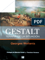 Georges Wollants - Gestalt. Terapia de La Situación PDF