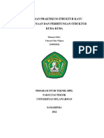 Vincent Felix Wijaya - Laporan Resmi Praktikum Struktur Kayu PDF