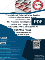 Panel Discussion Flyer - Romance Fraud