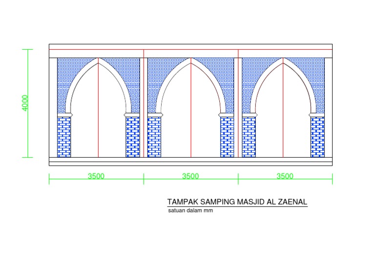 Tampak Samping Masjid Al Zaenal PDF | PDF