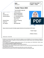 Kartu Peserta KIP Kuliah 2022 PDF