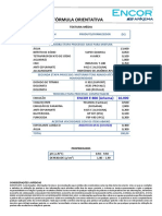 Fórmula orientativa para textura média