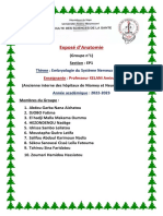 GROUPE N°1, Embryologie Du Système Nerveux Central PDF