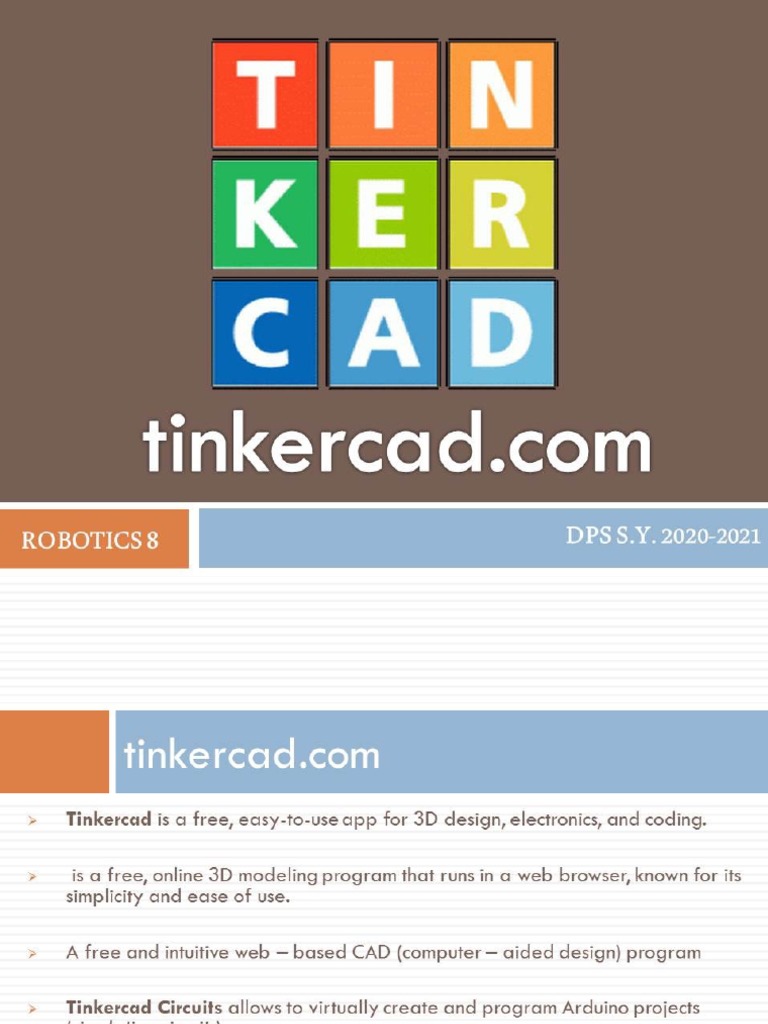 Introduction To TinkerCad | PDF
