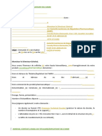 Modèle Type de Lettre de Demande AMM 27082021