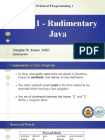 Dimentary Java 1