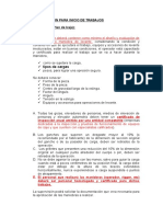 Izaje - AUTORIZACION PARA INICIO DE TRABAJOS