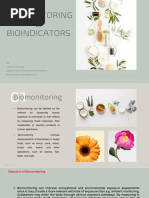 BIOMONITORING & BIOINDICATORS PD