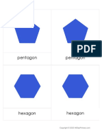 Polygon 3 Part Cards
