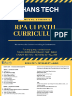 RPA UiPATH Pune Detailed Syllabus