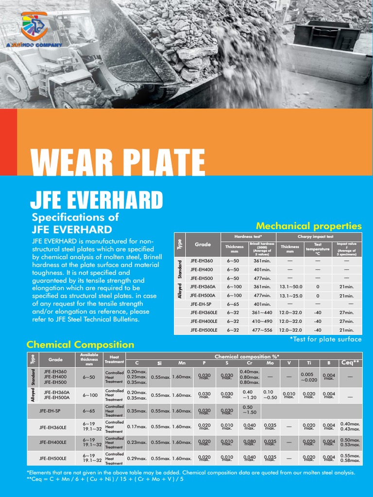 Katalog Wear Plate PDF Steel Structural Steel