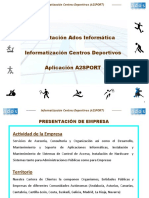 Aplicacion Gestion Deportiva A2SPORT y Control Acceso