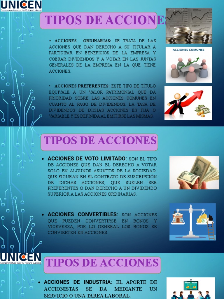 Tipos De Acciones Pdf