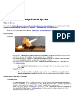 Pinaka Extended Range Rocket System: Why in News
