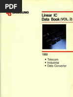 1988 Samsung Linear IC Data Book Vol 2 PDF