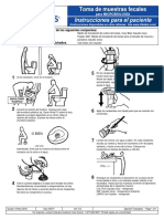 Collection of Stool For Culture Parasitology or Clostridium Difficile Spanish