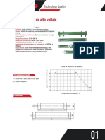 Resistencia de Alta Tension