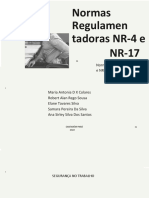 Normas Regulamentadoras NR-4 NR-17
