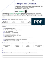 Nouns - Common and Proper PDF