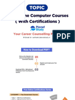 Computer Courses PDF