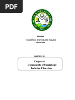 Chapter 4 Components of Special and Inclusive Education