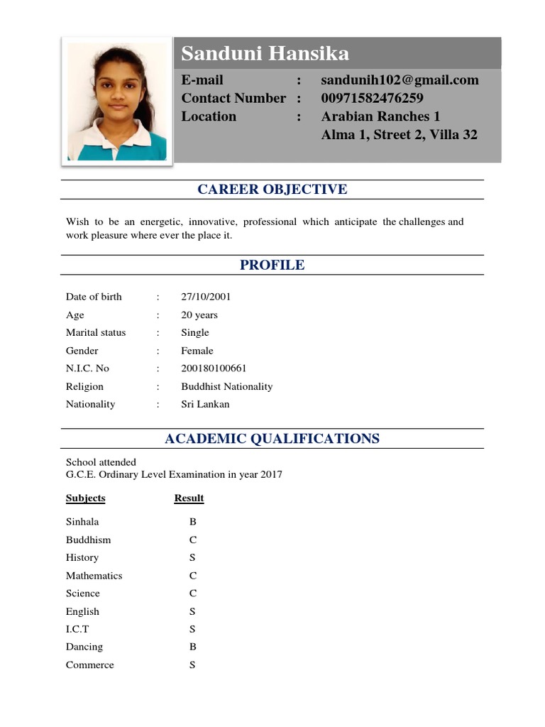 Sanduni Hansika Ranasuriya PDF | PDF