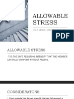 Allowable Stress