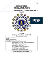 FILIPINO-10 Q3 Wk4 USLeM-RTP-Advanced PDF