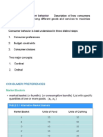 Theory of Consumer Behavior