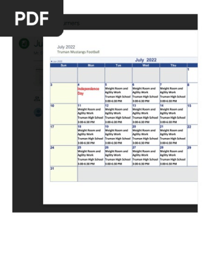 July 2022 Calendar