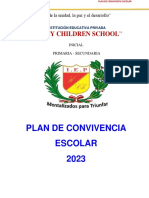 Plan de Convivencia Escolar 2023