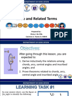 Week 1 Circle Related Terms